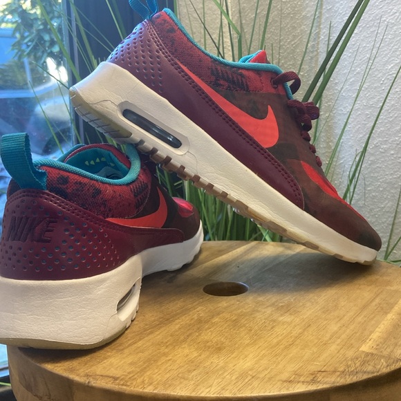 LIMITED EDITION Nike Air Max Thea Print N7 Burgundy Sneakers Women’s Size 7 - Picture 7 of 17